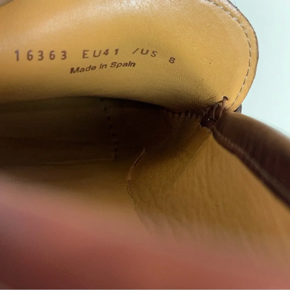 Magnanni Brown Leather Bit Loafers
